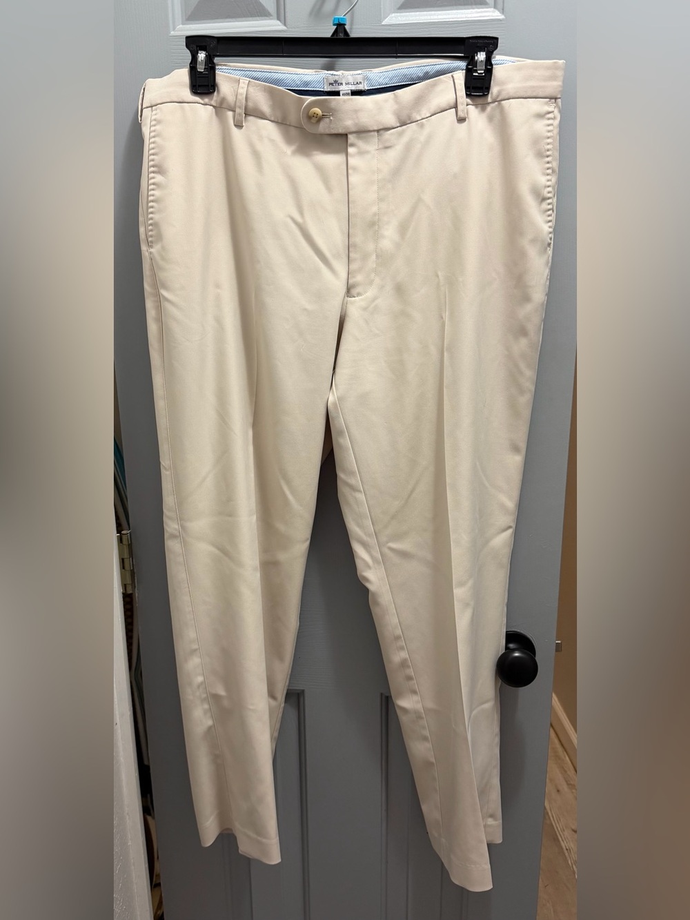 Peter Millar Crown Sport Men’s Performance 4-Pocket Pants Stone Size 40x30